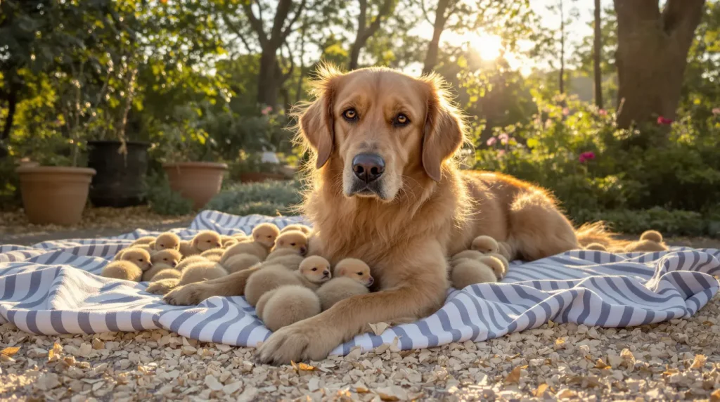 Il quitte la ville pour un havre paisible : son golden retriever se lie d'amitié avec les animaux de la ferme