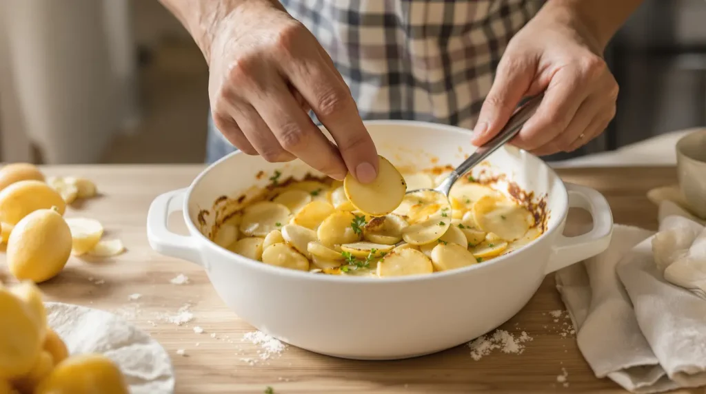 Pas besoin de le noyer dans la crème : le gratin dauphinois reste bien fondant quand on connaît le bon geste